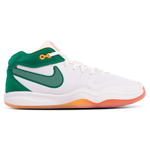 Men's - Nike Air Zoom GT Hustle 2 - White/Malachite Vintage Green