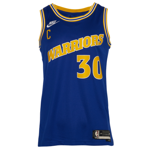 

Nike Mens Stephen Curry Nike Warriors Swingman Jersey - Mens Blue Size XL