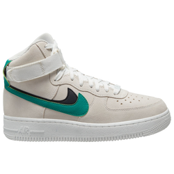 Women's - Nike Air Force 1 HI SE - Summit White/Neptune Green/Black