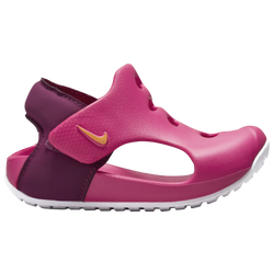 Girls' Toddler - Nike Sunray Protect 3 - Pink Prime/Kumquat/White