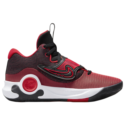 Men's - Nike KD TREY 5 X - Black/Bright Crimson University Red