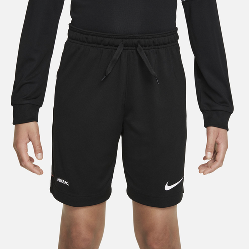 

Nike Boys Nike FC Libero Shorts - Boys' Grade School Black/Habanero Red/White Size XL
