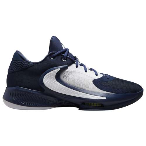 

Men's Nike Nike Zoom Freak 4 TB - Men's Basketball Shoe Midnight Navy/White Size 10.0
