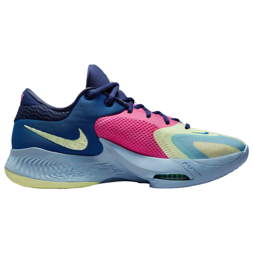 

Nike Mens Nike Zoom Freak 4 - Mens Shoes Blue/Volt/Pink Size 10.5