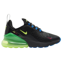 Boys' Grade School - Nike Air Max 270 - Black/Green/Blue