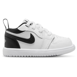 Boys' Toddler - Jordan AJ 1 Low - White/White/Black