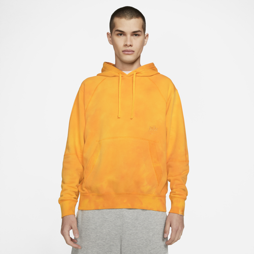 

Nike Mens Nike Classic Heritage PO Club Hoodie - Mens Yellow/Yellow Size XXL