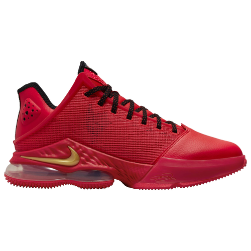 

Nike Mens Nike LeBron 19 Low - Mens Basketball Shoes Lt Crimson/Gold/Black Size 10.5