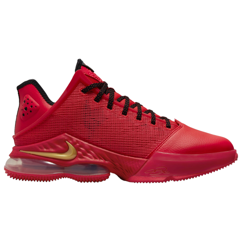 

Nike Mens Nike LeBron 19 Low - Mens Basketball Shoes Lt Crimson/Gold/Black Size 8.5