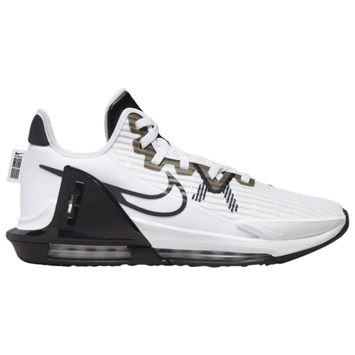 

Nike Mens Nike LeBron Witness VI TB - Mens Basketball Shoes White/Black/White Size 11.0