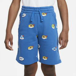 Boys' Grade School - Nike NSW Club Moji Short - Blue/White