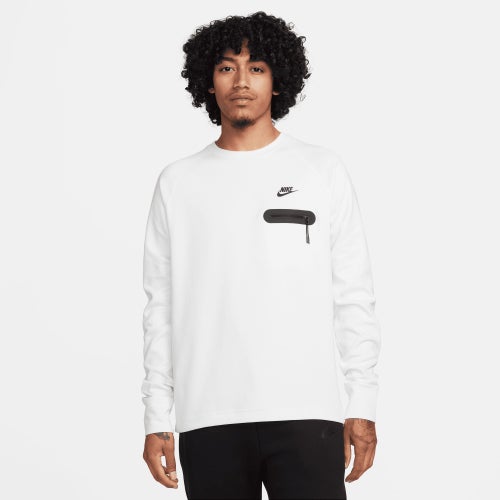 Nike Mens  Tech Long Sleeve Top In Black/white