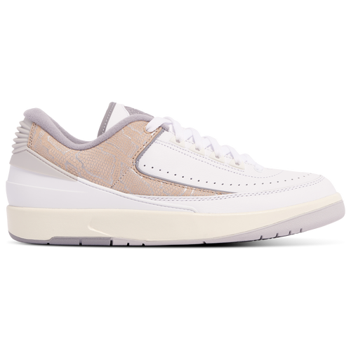 Men s Air Jordan 2 Retro Low Python White Cement Grey 9