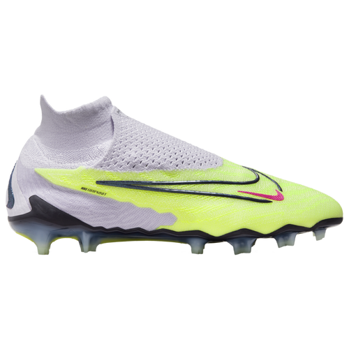 

Nike Mens Nike Phantom GX Elite DF FG - Mens Soccer Shoes Barely Volt/Gridiron/Barely Grape Size 8.5