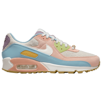 Nike Air Max 90 Light Pink Purple Gold White Custom Painted 