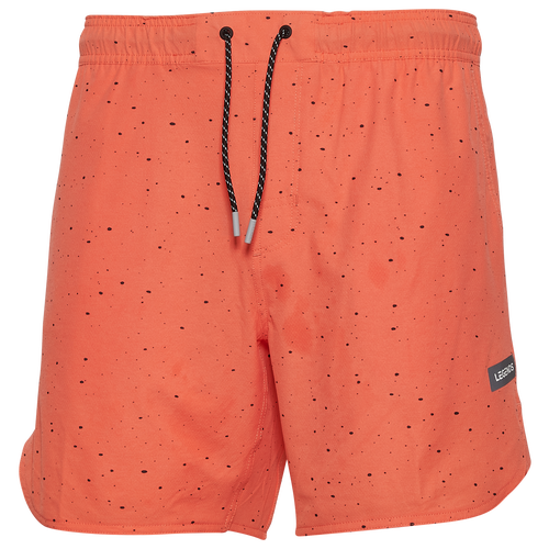 

Legends Mens Legends Luka HD 7" Linerless Shorts - Mens Coral/Black Splatter Size L