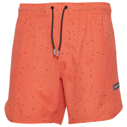 Legends Mens  Luka Hd 7linerless Shorts In Coral/black Splatter