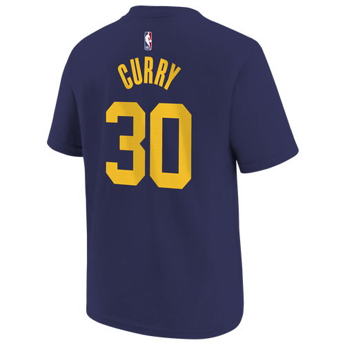 

Boys Jordan Jordan Warriors Statement Name & Number T-Shirt - Boys' Grade School Blue/White Size S