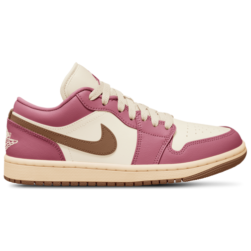 WOMENS - Jordan AJ 1 Low - Pink/White Brown