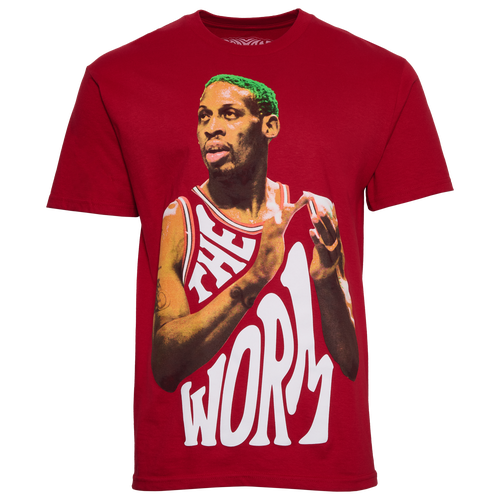 MENS - Graphic Tees Dennis Rodman Boxy Tee - Red/Multi