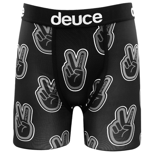 

Deuce Mens Deuce Silver City Undwear - Mens Silver/White Size M