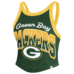 Women's - 47 Brand Packers Shimmer Shadow Sporty Tank Top - Green