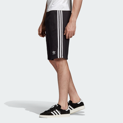 Men's - adidas Originals 3 Stripe Shorts - Black/White