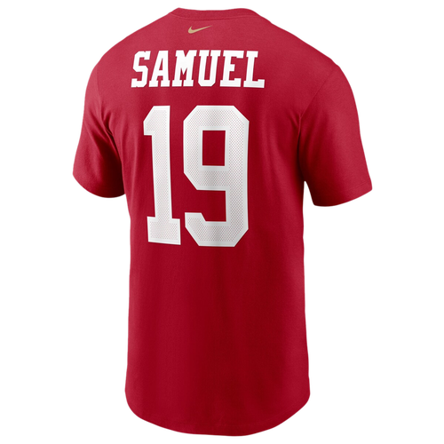 

Nike Mens Deebo Samuel Nike 49ers Name & Number T-Shirt - Mens Scarlett/Scarlett Size XL