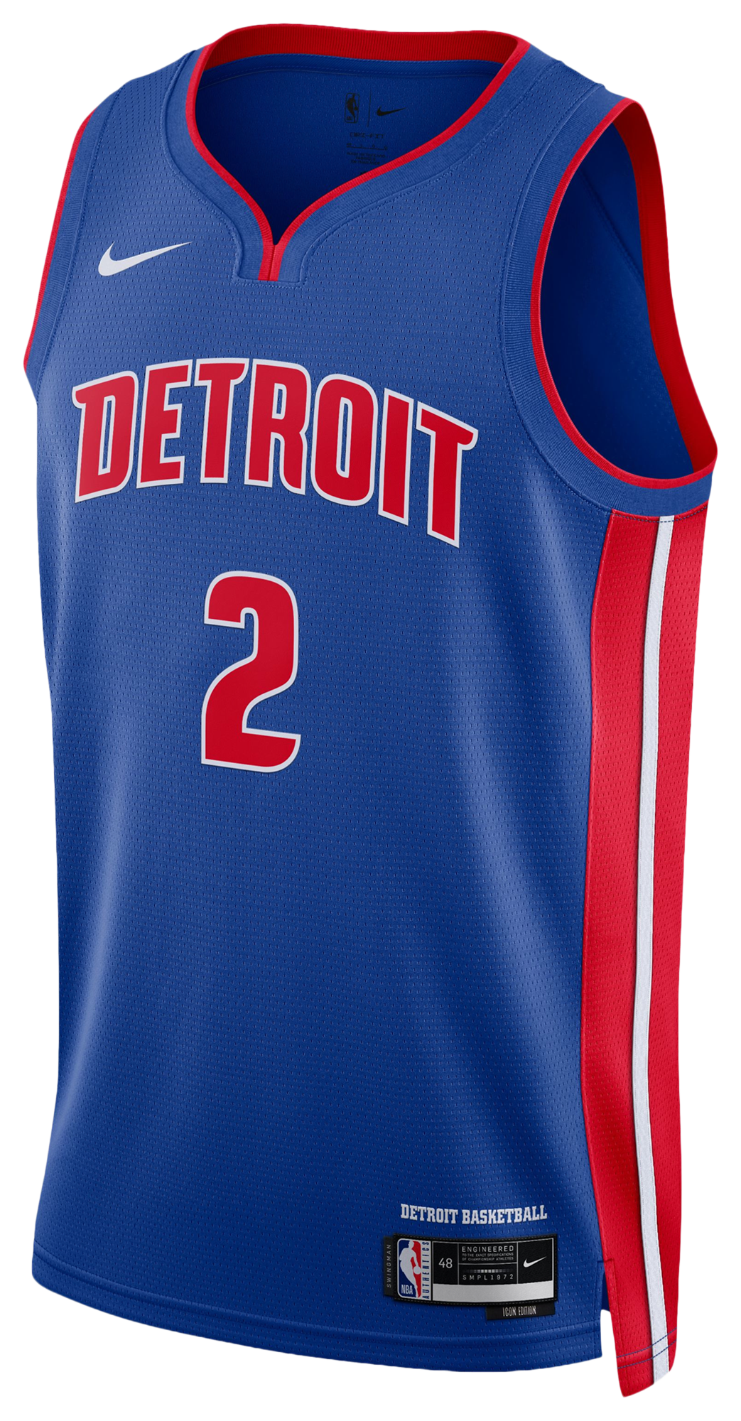 Nike Detroit Pistons Swingman Icon Edition Jersey - Men's