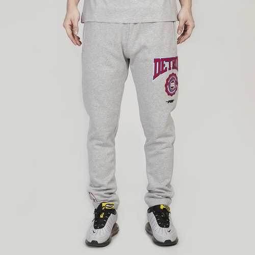

Pro Standard Mens Pro Standard Pistons Crest Emblem Fleece Sweatpant - Mens Gray Size M