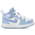 Jordan AJ 1 Mid - Girls' Toddler Blue/White