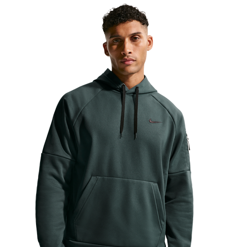 Nike Therma Fleece Pullover Hoodie - Nike Seaweed/Black