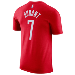 Men's - Nike Rockets Kevin Durant Short Sleeve T-Shirt - Red