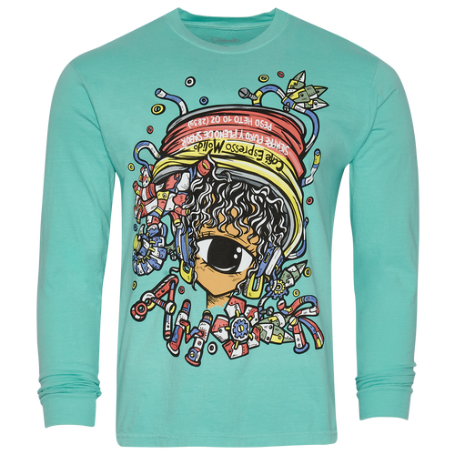 

Distortedd Ltd. Mens Distortedd Ltd. Eye T-Shirt - Mens Blue/Multi Size M