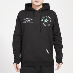 Men's - Pro Standard Stars Hybrid Pullover Hoodie - Black