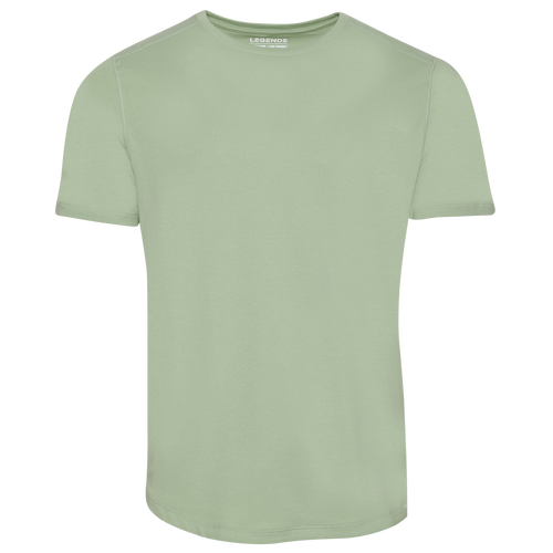 

Legends Curved Hem Aviation T-Shirt - Mens Dusty Sage/Dusty Sage Size L