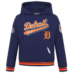 Boys' Grade School - Pro Standard Detroit Tigers Hoodie - Navy/Orange