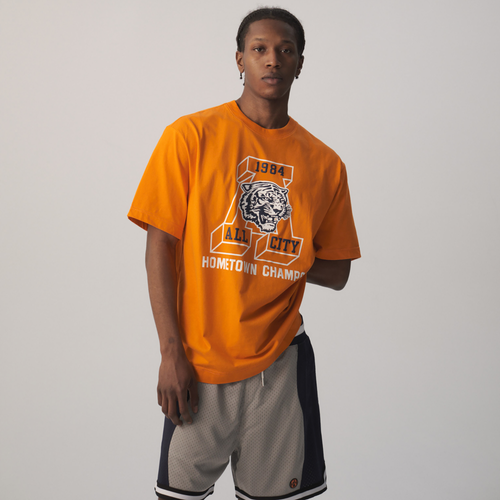 

All City By Just Don Mens All City By Just Don Cap A T-Shirt - Mens Orange/Orange Size S