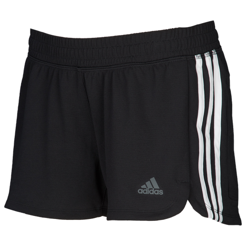 

adidas Womens adidas 3-Stripe 3Knit Shorts - Womens Black/White Size M