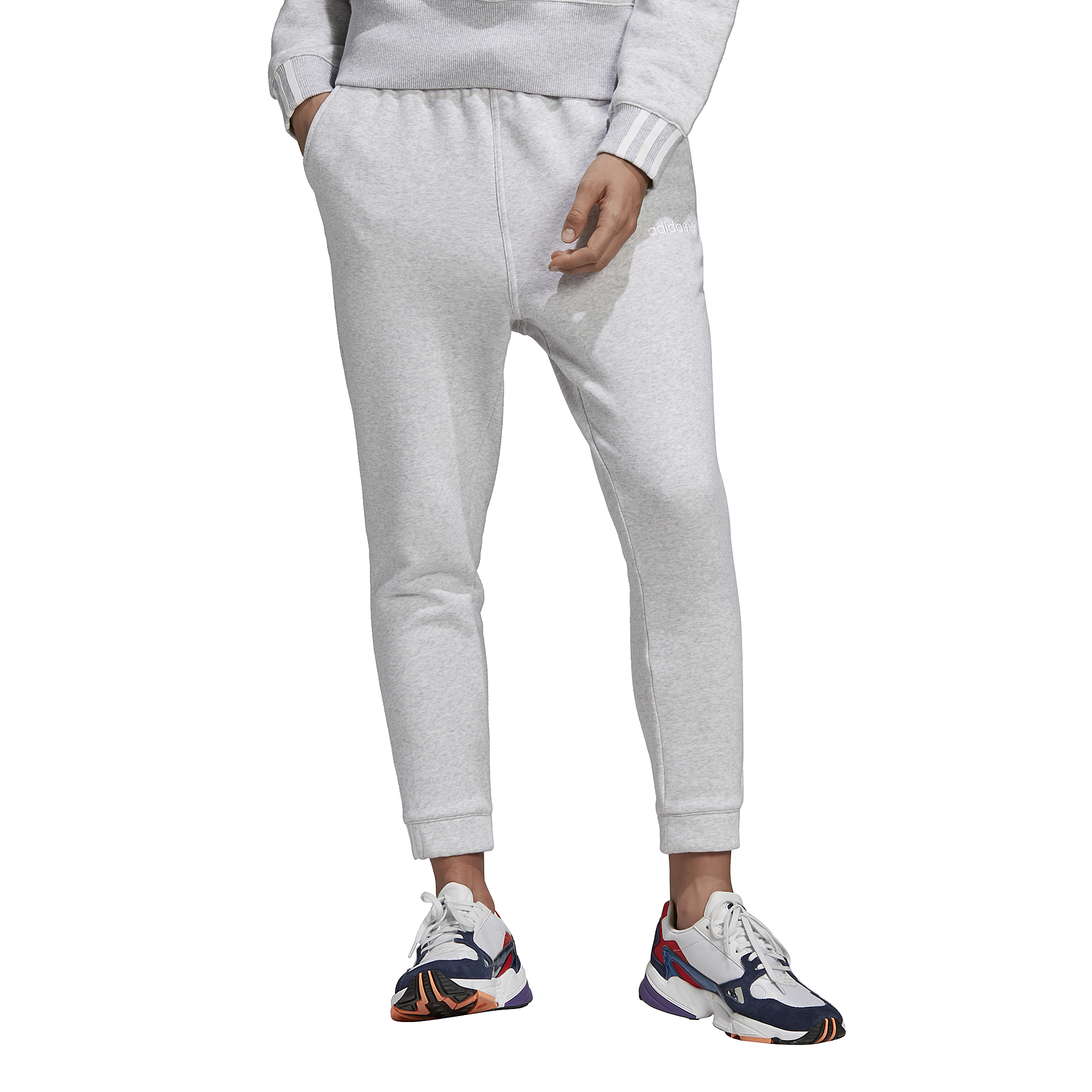 adidas cuffed fleece pants