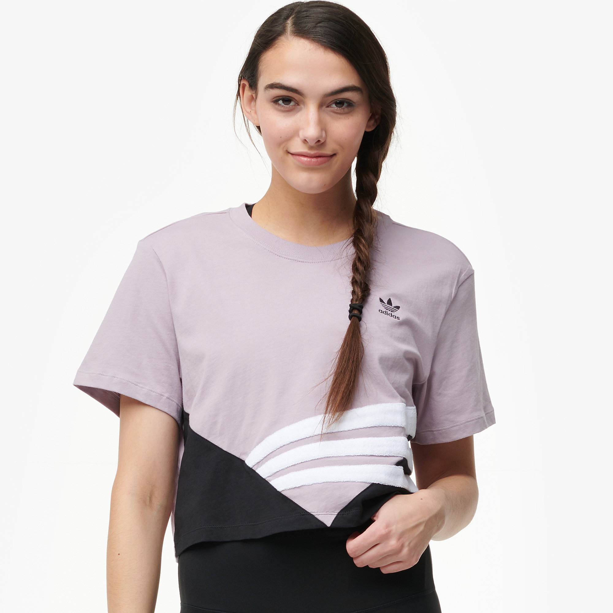 adidas bossy 90s cropped hoodie