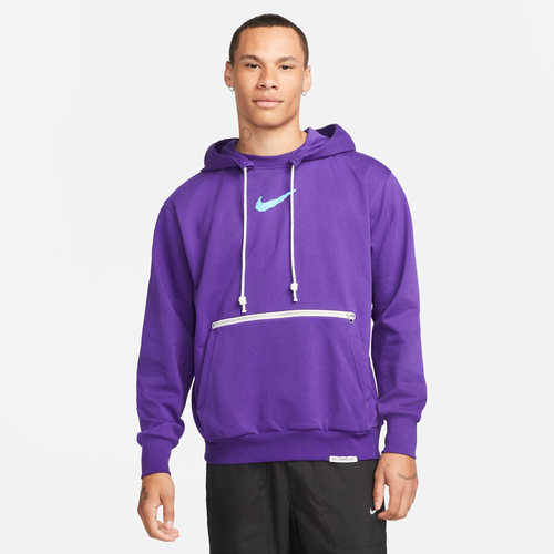 

Nike Mens Nike DF SI PO Hoodie - Mens Purple/Multi Size L