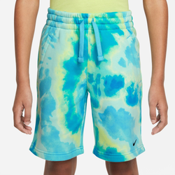Boys' Grade School - Nike NSW Club TD Shorts - Glacier Blue/Multi