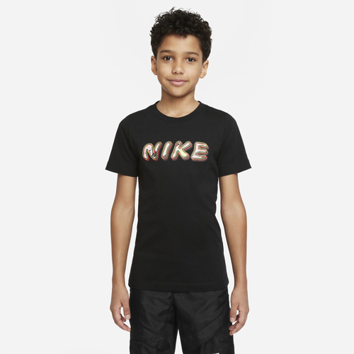 Nike Kids' Boys  Short Sleeve Tie Dye T-shirt In Black/multi