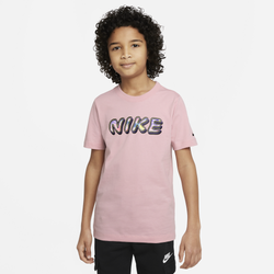 Boys' Grade School - Nike Short Sleeve Tie Dye T-Shirt - Pink Glaze/Multi