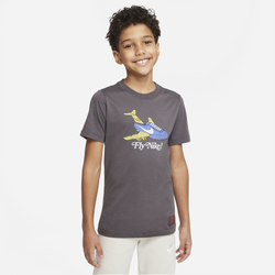 Boys' Grade School - Nike NSW Nostalyeah SS T-Shirt - Brown/Multi