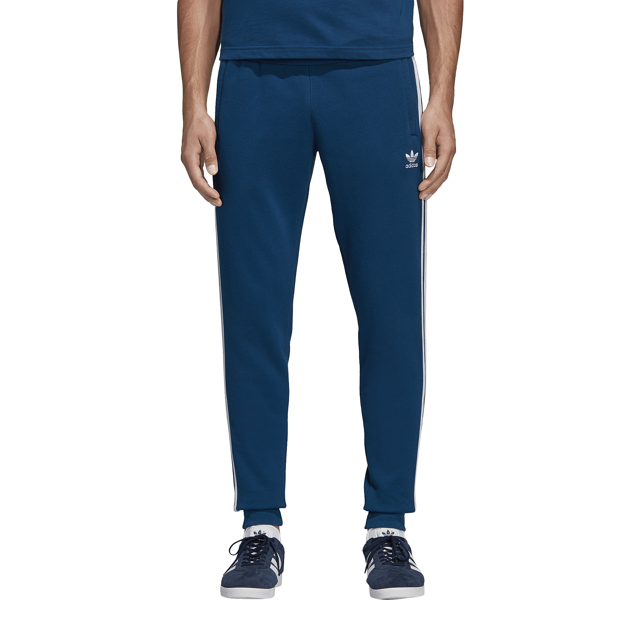 adidas originals three stripe fleece pant