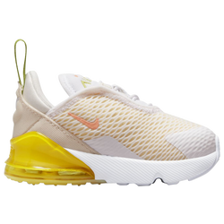 Boys' Toddler - Nike Air Max 270 - Tlc White/Crimson Bliss/Yellow Strike
