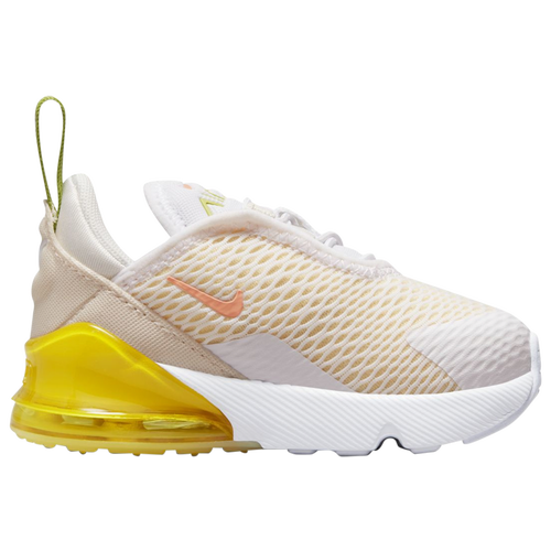 

Boys Nike Nike Air Max 270 - Boys' Toddler Running Shoe Tlc White/Crimson Bliss/Yellow Strike Size 04.0