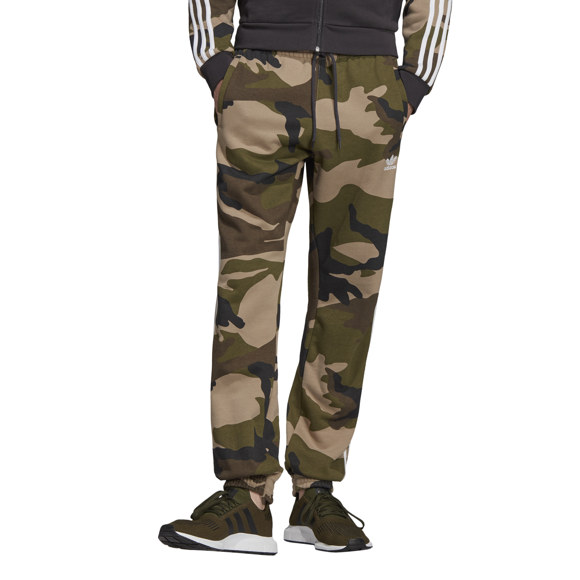 adidas camo fleece pants